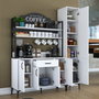 Hanah Home Armario Multiusos Blanco 160x198,6x40 cm
